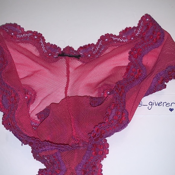 M Sexy Little Things Mesh Tanga Victoria’s Secret - Picture 4 of 9